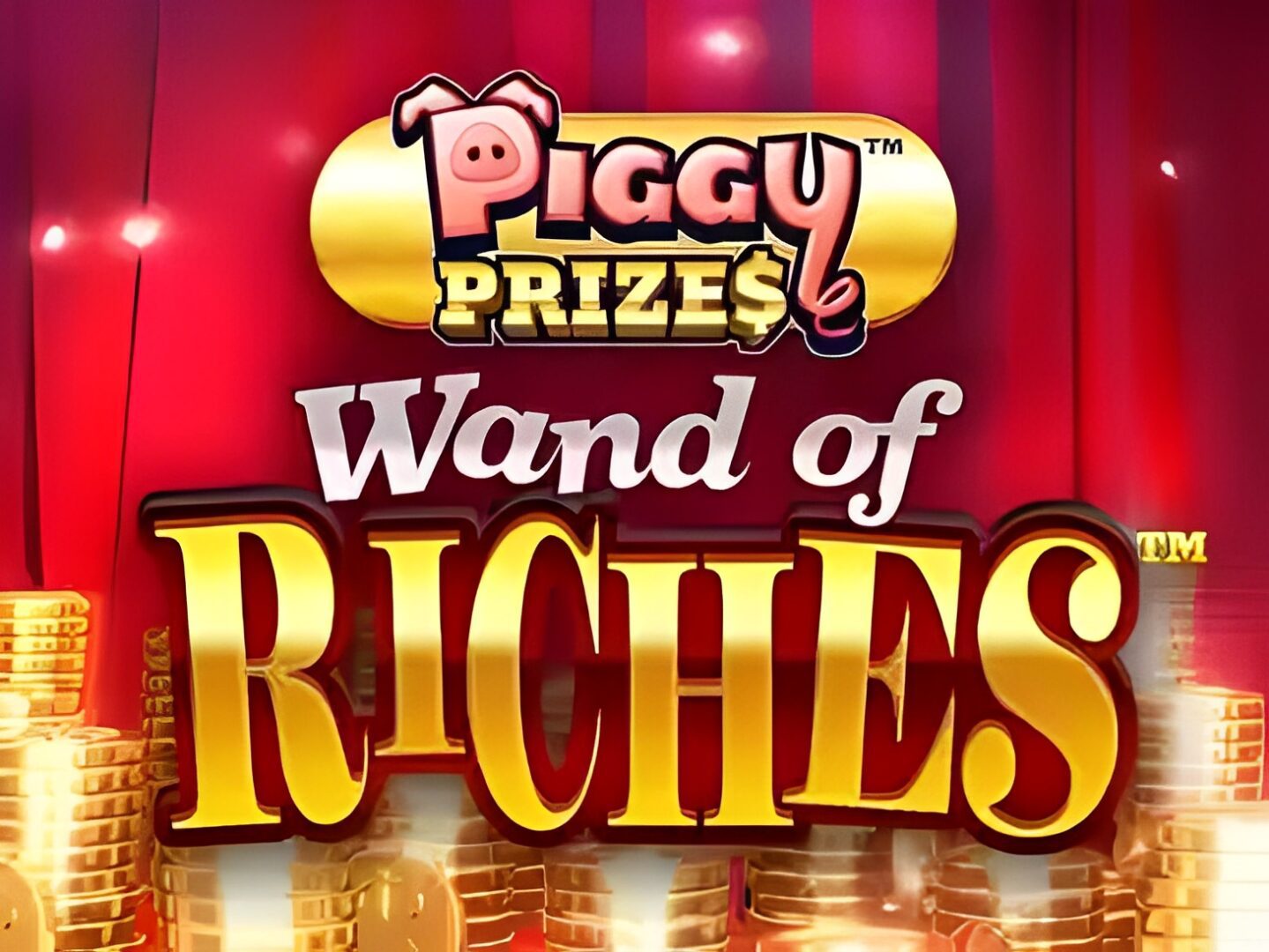 Piggy Prizes Wand of Riches logo.